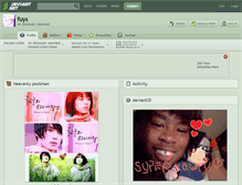 Tablet Screenshot of fuys.deviantart.com