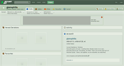Desktop Screenshot of glamophilia.deviantart.com