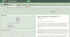 Desktop Screenshot of gigacom.deviantart.com