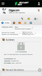 Mobile Screenshot of gigacom.deviantart.com