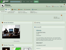 Tablet Screenshot of frsickly.deviantart.com