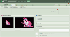 Desktop Screenshot of eroninja.deviantart.com