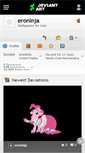 Mobile Screenshot of eroninja.deviantart.com