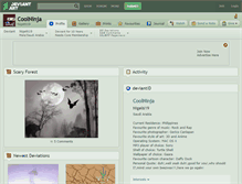 Tablet Screenshot of coolninja.deviantart.com