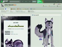 Tablet Screenshot of akino-nanook.deviantart.com