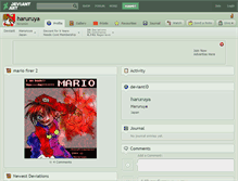 Tablet Screenshot of haruruya.deviantart.com
