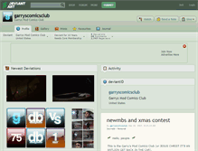 Tablet Screenshot of garryscomicsclub.deviantart.com