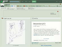 Tablet Screenshot of cold117.deviantart.com