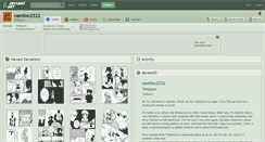 Desktop Screenshot of namfon2522.deviantart.com