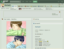 Tablet Screenshot of nechan8.deviantart.com