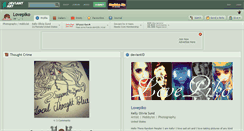 Desktop Screenshot of lovepiko.deviantart.com