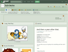 Tablet Screenshot of kyrie-sanctus.deviantart.com