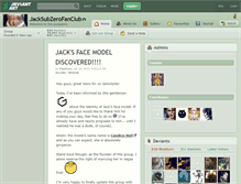 Tablet Screenshot of jacksubzerofanclub.deviantart.com