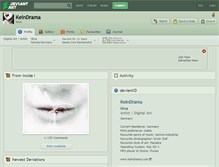 Tablet Screenshot of keindrama.deviantart.com