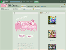 Tablet Screenshot of pink-furret.deviantart.com