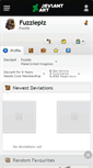 Mobile Screenshot of fuzzleplz.deviantart.com