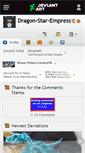 Mobile Screenshot of dragon-star-empress.deviantart.com