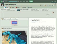 Tablet Screenshot of dragon-star-empress.deviantart.com