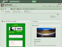 Tablet Screenshot of daviferreira.deviantart.com