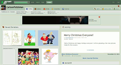 Desktop Screenshot of cartoonfetishman.deviantart.com