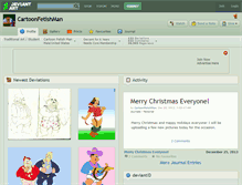 Tablet Screenshot of cartoonfetishman.deviantart.com