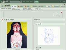 Tablet Screenshot of batcat1.deviantart.com