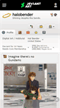 Mobile Screenshot of halobender.deviantart.com
