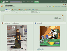 Tablet Screenshot of halobender.deviantart.com