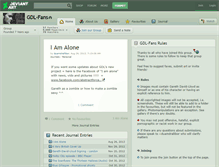 Tablet Screenshot of gdl-fans.deviantart.com