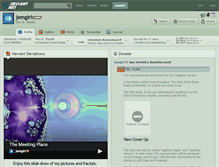 Tablet Screenshot of jemgirl.deviantart.com