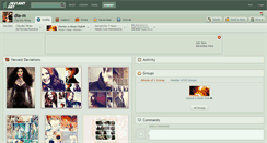 Desktop Screenshot of dia-m.deviantart.com