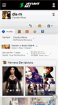 Mobile Screenshot of dia-m.deviantart.com