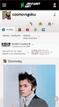 Mobile Screenshot of cosmovsgoku.deviantart.com