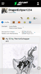 Mobile Screenshot of dragoneclipse1234.deviantart.com