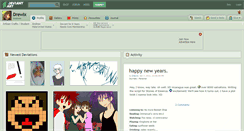 Desktop Screenshot of drewix.deviantart.com