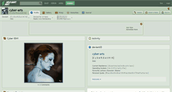 Desktop Screenshot of cyber-arts.deviantart.com