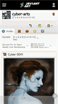 Mobile Screenshot of cyber-arts.deviantart.com
