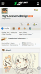 Mobile Screenshot of highlonesomedesign.deviantart.com