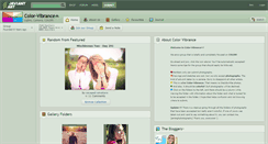 Desktop Screenshot of color-vibrance.deviantart.com