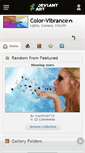 Mobile Screenshot of color-vibrance.deviantart.com