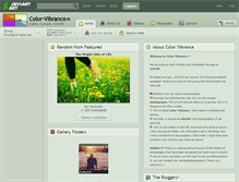 Tablet Screenshot of color-vibrance.deviantart.com