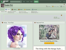 Tablet Screenshot of dradra-trici.deviantart.com