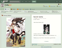 Tablet Screenshot of cindiq.deviantart.com
