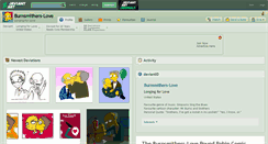 Desktop Screenshot of burnsmithers-love.deviantart.com