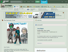 Tablet Screenshot of ancalagan.deviantart.com