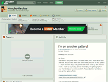Tablet Screenshot of nymphe-narcisse.deviantart.com