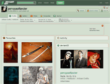 Tablet Screenshot of pervyyaoifancier.deviantart.com