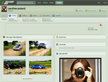 Tablet Screenshot of caroline-poland.deviantart.com