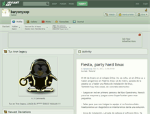 Tablet Screenshot of baryonyxxp.deviantart.com