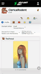 Mobile Screenshot of clericalrodent.deviantart.com